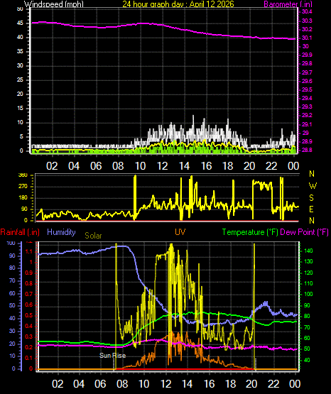24 Hour Graph for Day 12