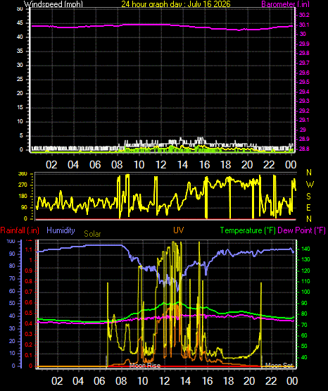 24 Hour Graph for Day 16