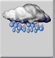 Light rain, Mostly cloudy